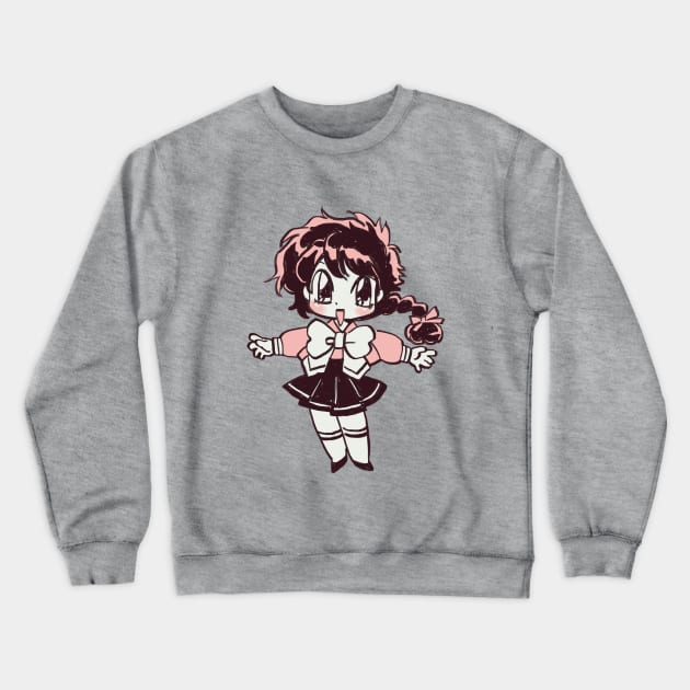 I draw chibi Hikaru Shidou / magic knight rayearth Crewneck Sweatshirt by mudwizard